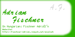 adrian fischner business card